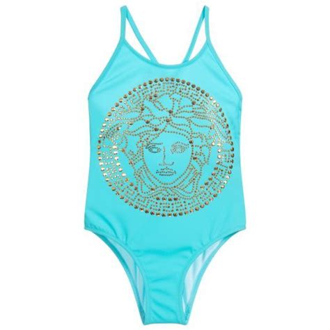 versace girls dress|girls Versace swim.